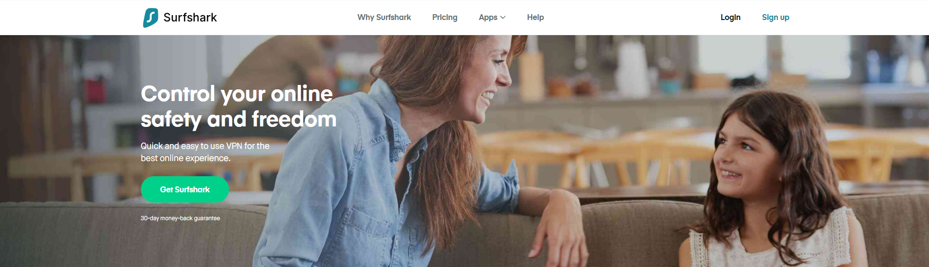 Surfshark Homepage